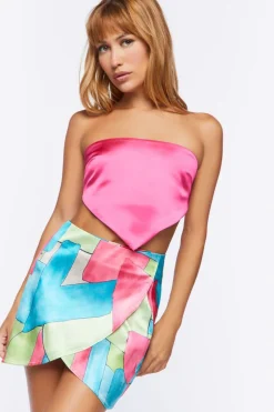 Abstract Geo Print Mini Skirt