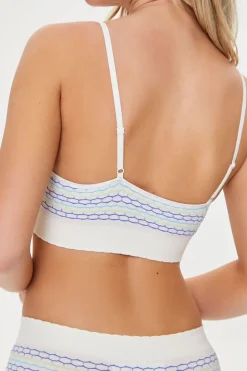 Abstract Rosette Seamless Bralette