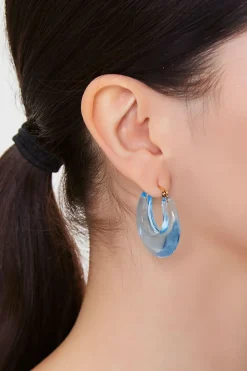 Acrylic Hoop Earrings