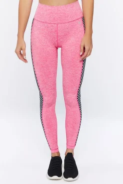 Active Checkered-Trim Leggings