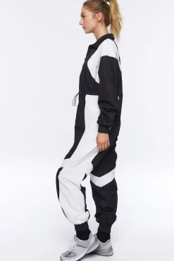 Active Colorblock Windbreaker Jumpsuit