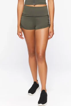 Active Drawstring Biker Shorts