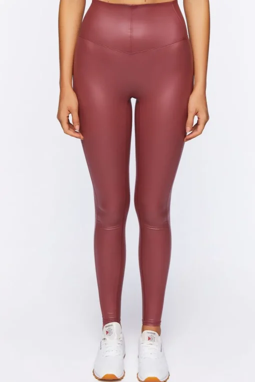 Active Faux Leather Leggings