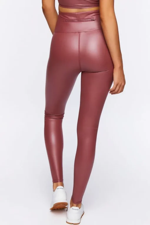 Active Faux Leather Leggings