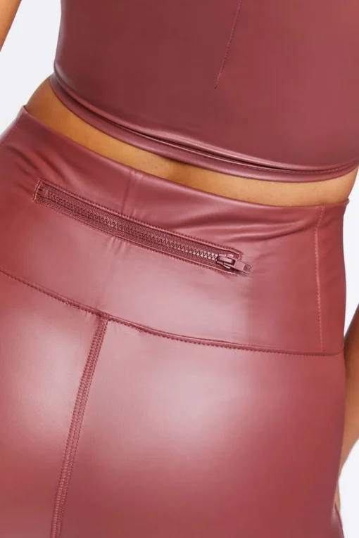 Active Faux Leather Leggings