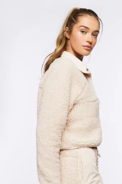 Active Faux Shearling Pullover