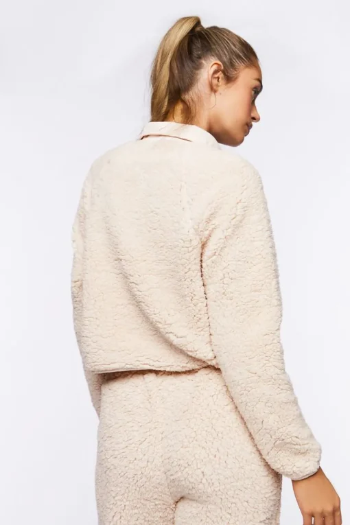 Active Faux Shearling Pullover