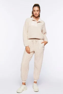 Active Faux Shearling Pullover