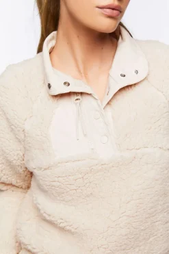 Active Faux Shearling Pullover