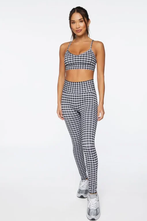 Active Gingham Seamless Leggings