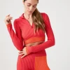 Active Seamless Colorblock Biker Shorts