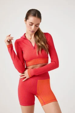 Active Seamless Colorblock Biker Shorts