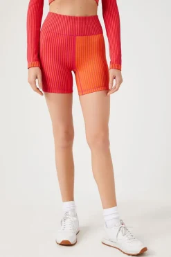 Active Seamless Colorblock Biker Shorts