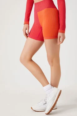 Active Seamless Colorblock Biker Shorts