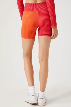 Active Seamless Colorblock Biker Shorts