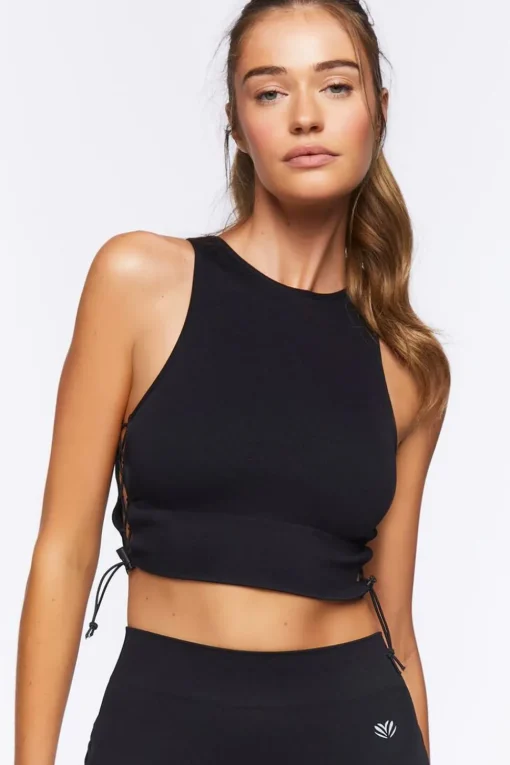 Active Seamless Crop Top & Shorts Set