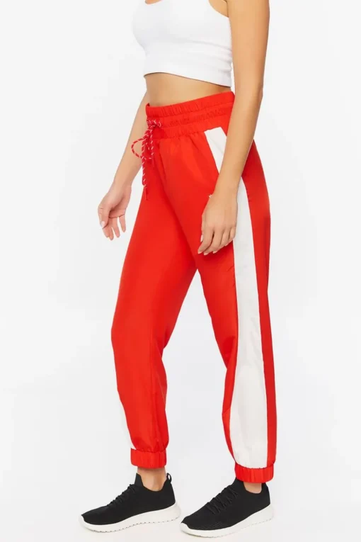 Active Side-Striped Drawstring Joggers