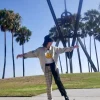Airwalk Colorblock Plaid Pants