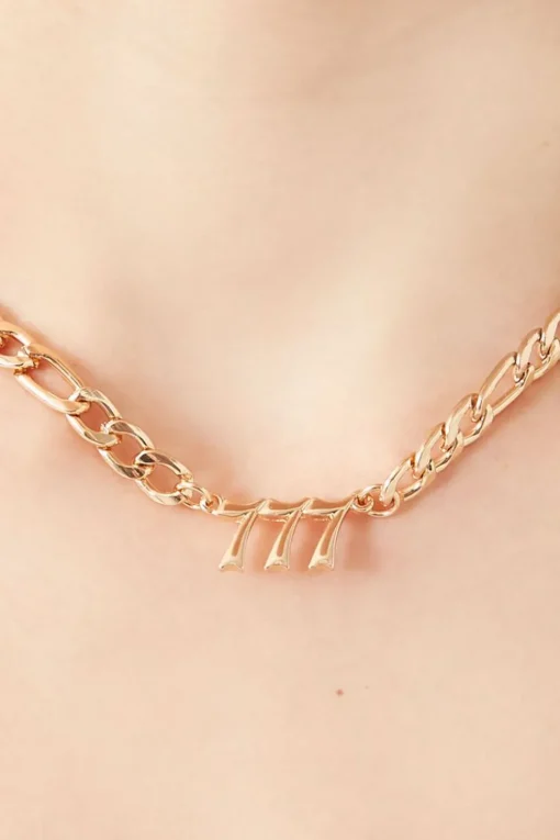 Angel Number 777 Necklace