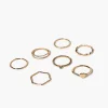Assorted Faux Gem Ring Set
