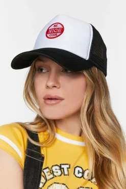 Be Nice Club Graphic Trucker Hat