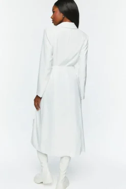 Belted M-Slit Duster Jacket