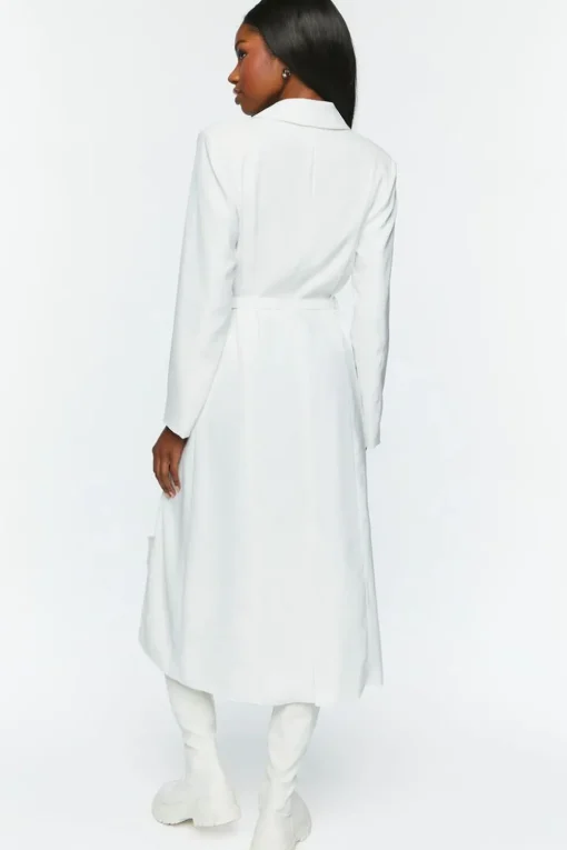 Belted M-Slit Duster Jacket