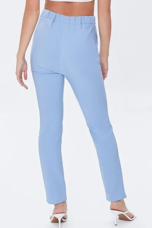 Belted Tie-Waist Pants