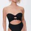 Bow Cutout One-Piece Swimsuit