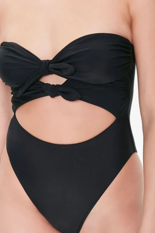 Bow Cutout One-Piece Swimsuit