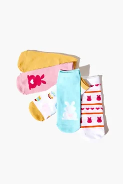Bunny Ankle Sock Set - 5 Pack