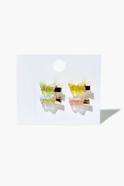 Butterfly Hair Clip Set