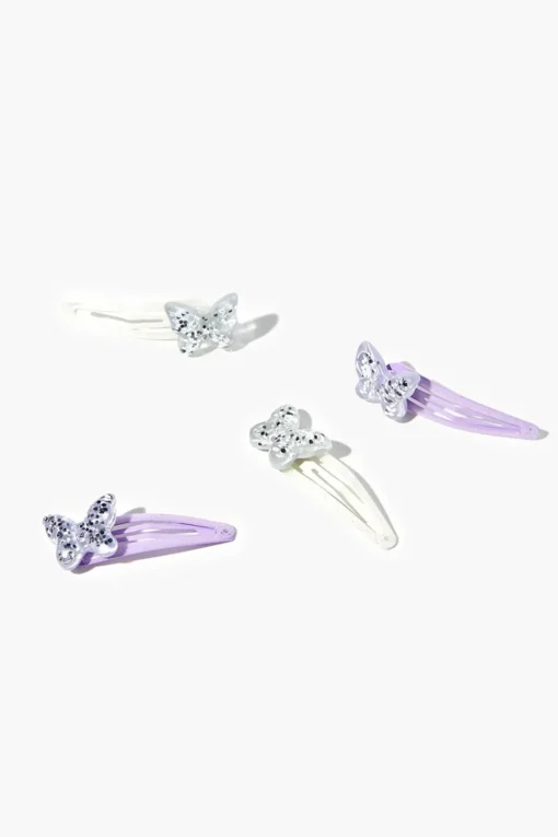 Butterfly Snap Hair Clips