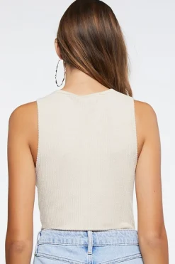 Buttoned Tank Bodysuit