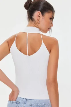 Caged Sweater-Knit Cami