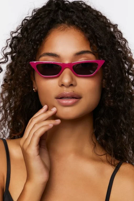 Cat-Eye Frame Sunglasses