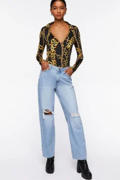 Chain Print Bodysuit
