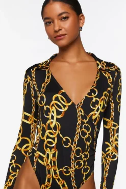 Chain Print Bodysuit