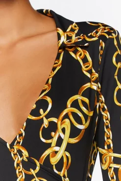 Chain Print Bodysuit