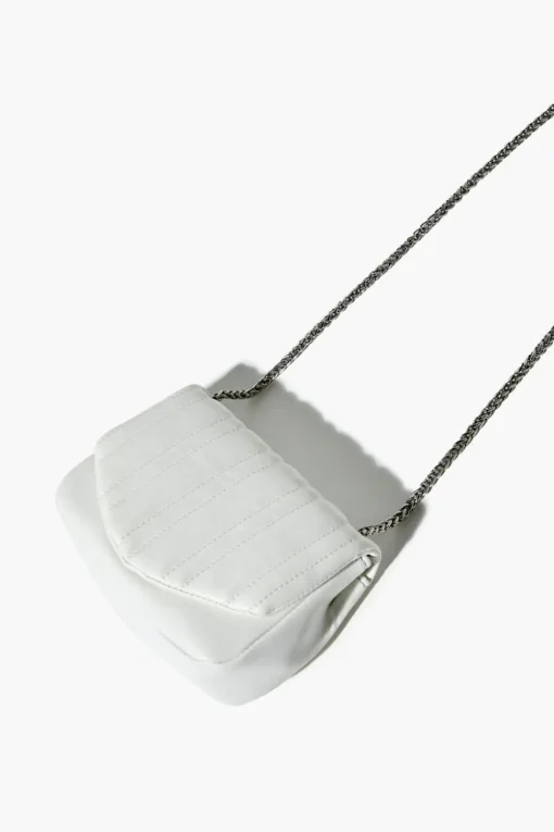 Channel-Stitch Quilted Crossbody Bag