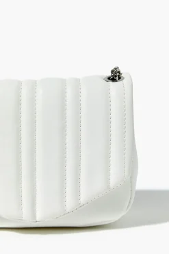 Channel-Stitch Quilted Crossbody Bag