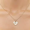 Cherub Heart Pendant Necklace