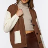 Colorblock Cardigan Sweater