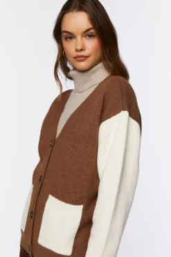 Colorblock Cardigan Sweater