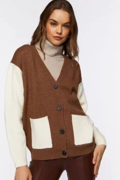 Colorblock Cardigan Sweater