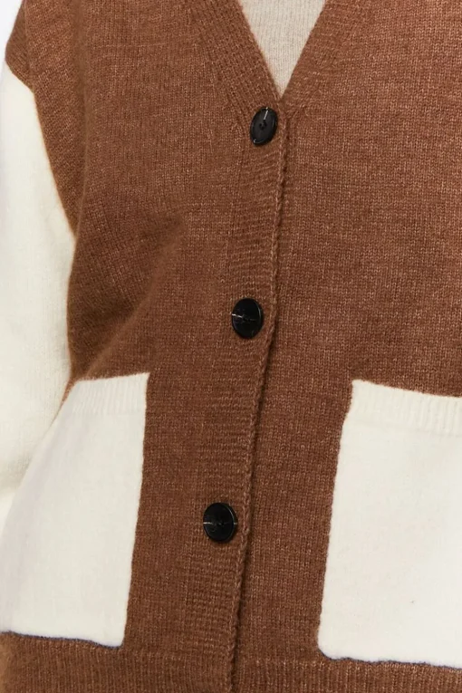 Colorblock Cardigan Sweater