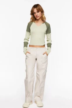 Colorblock Long-Sleeve Tee