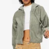 Corduroy Hooded Jacket
