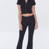 Corduroy Lace-Up Pants