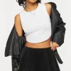 Corduroy Pleated Mini Skirt